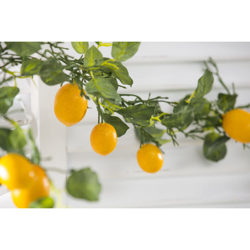 72'' in. Faux Lemon Garland