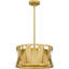 Luminaire suspendu 3 lumières or doux