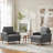 Upholstered Armchair with Square Arms-116817612