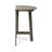 Outdoor Half-Round Folding Acacia Wood Bistro Table, Grey Finish-347570321