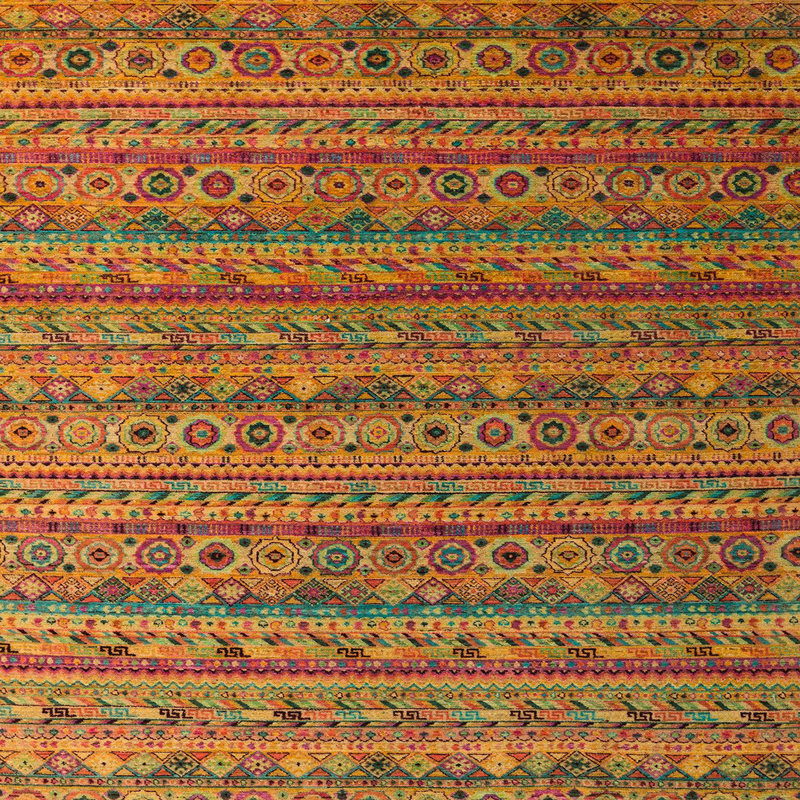 Tapis abstrait moderne 5465, Carré 8 pi