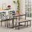 MDF Furniture Set Gray