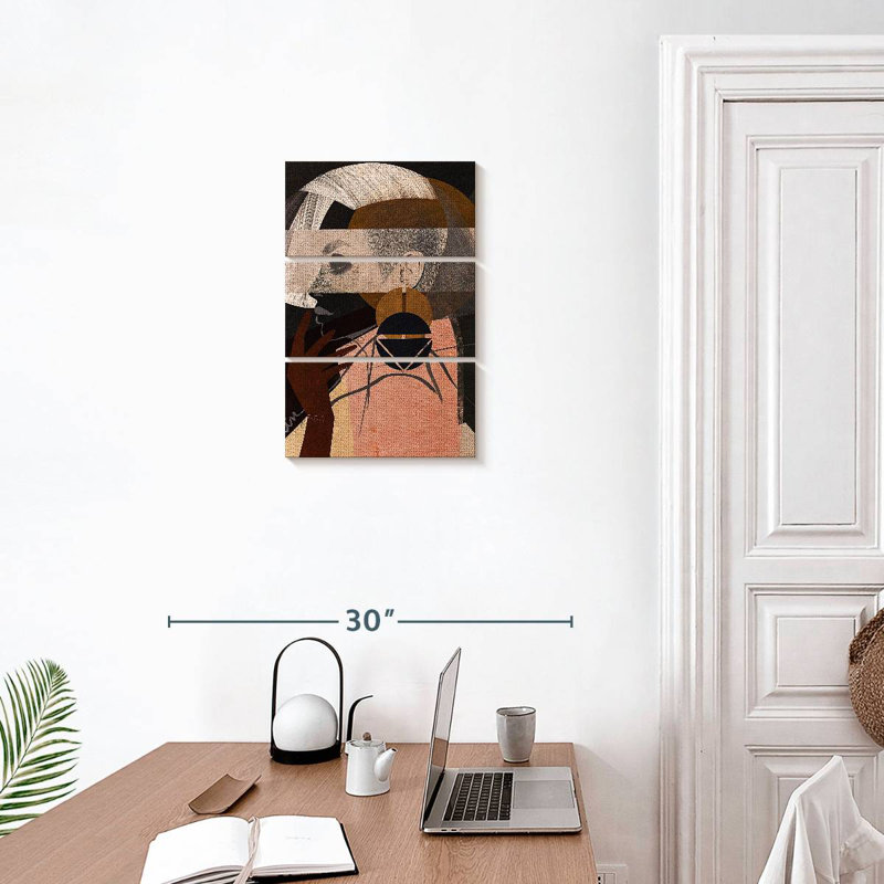 Leisha Face Off I, 45" H x 28" W