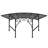 Fleur De Lis Living Tree Bench 44.5" Black Steel