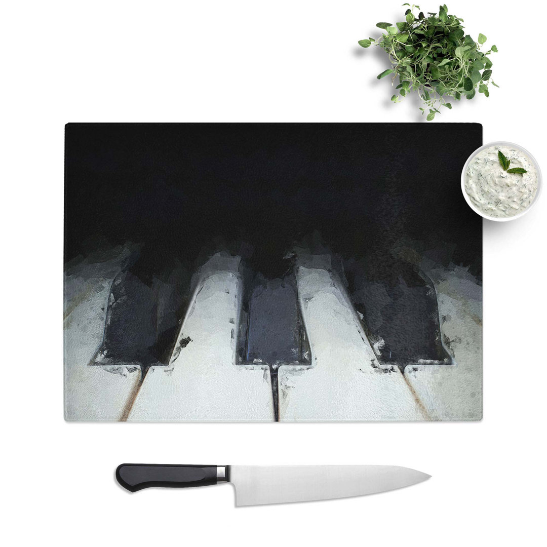 Glass Keys of The Piano in Abstract Chopping Board