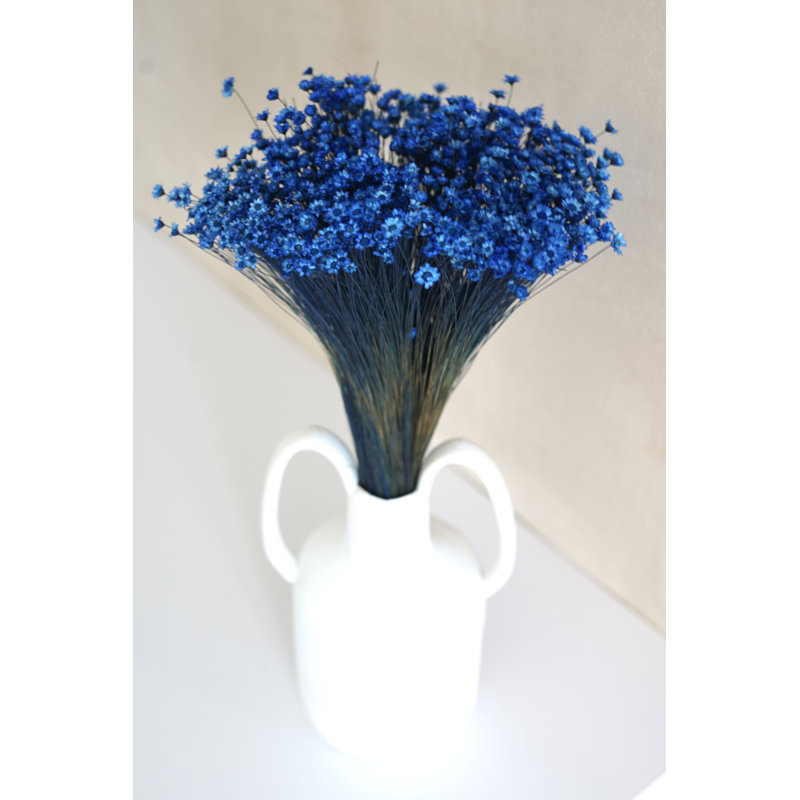 Arrangement floral marguerite, Bleu