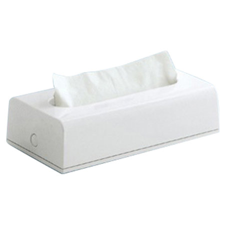 Housse pour boîte en tissu portafazzoletti Shawntella, Blanc