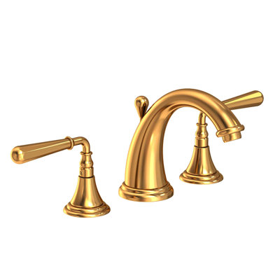 Bevelle Widespread Bathroom Faucet with Drain Assembly