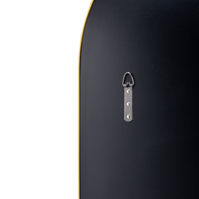 Capsule Wall Mirror - 24"W x 60"H Mirror - Gold
