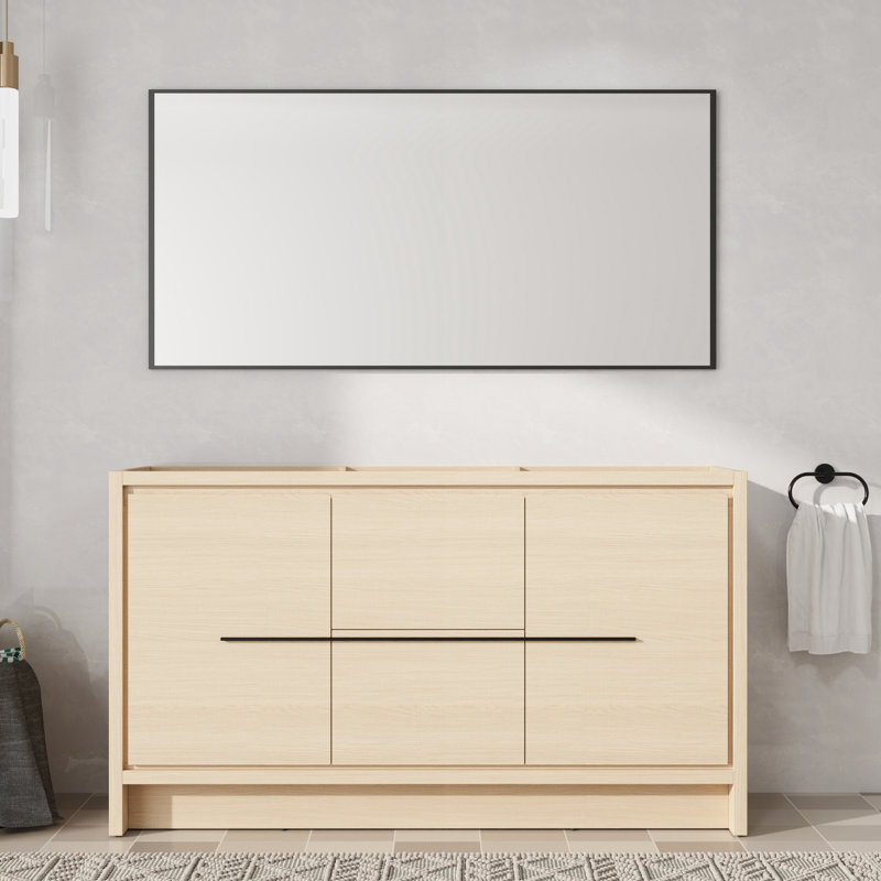 60'' Double Bathroom Vanity Base