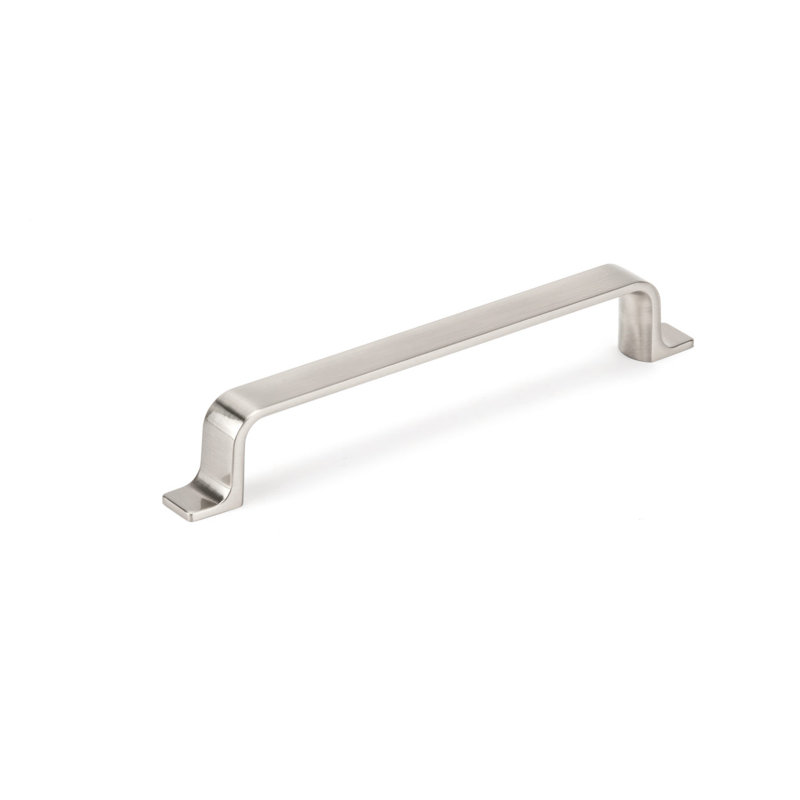 Poignée barre 12 5/8 po en métal, 12 5/8", Nickel brossé