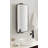 Elijah Rectangle Pivot Bathroom Wall Mirror