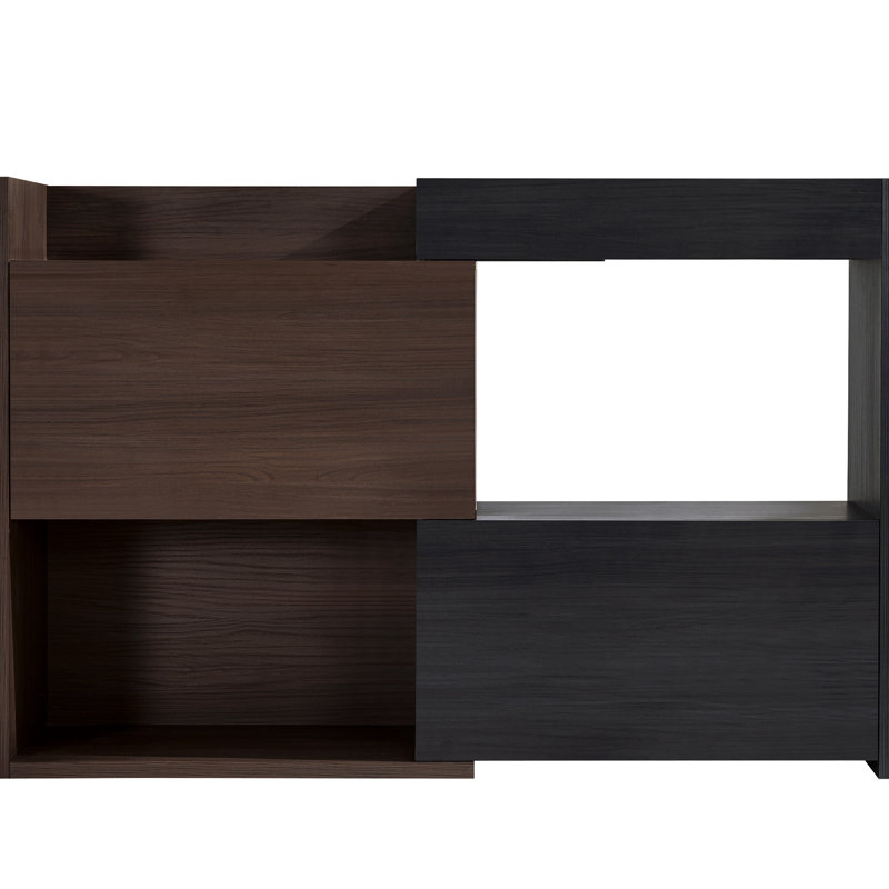 Extendable Shoe Cabinet With 1 Drawer & 90-Degree Rotation, For Living Room, Passageway, Exit Point, Black Walnut Rotating Drawer, Corner Foyer, Entryway,
