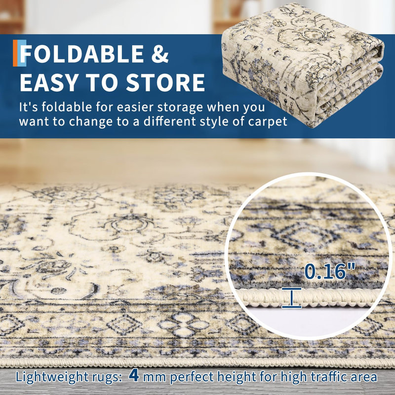 Floral 240cm X 340cm Area Rug