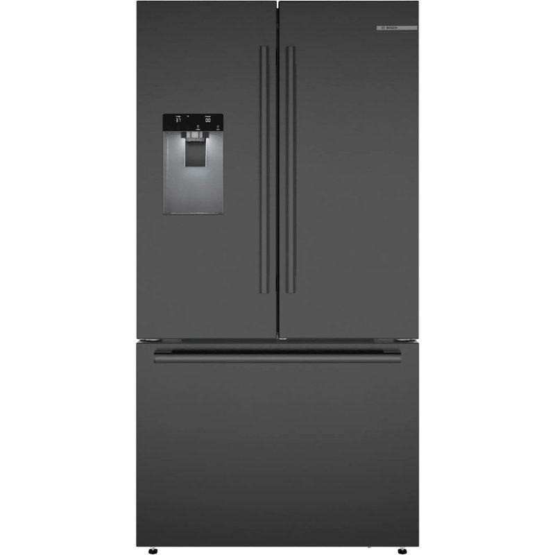 500 Series Free-Standing Fridge-Freezer, Black Stainless Steel