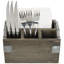 Metal and Wood Flat Napkin Holder-16112401