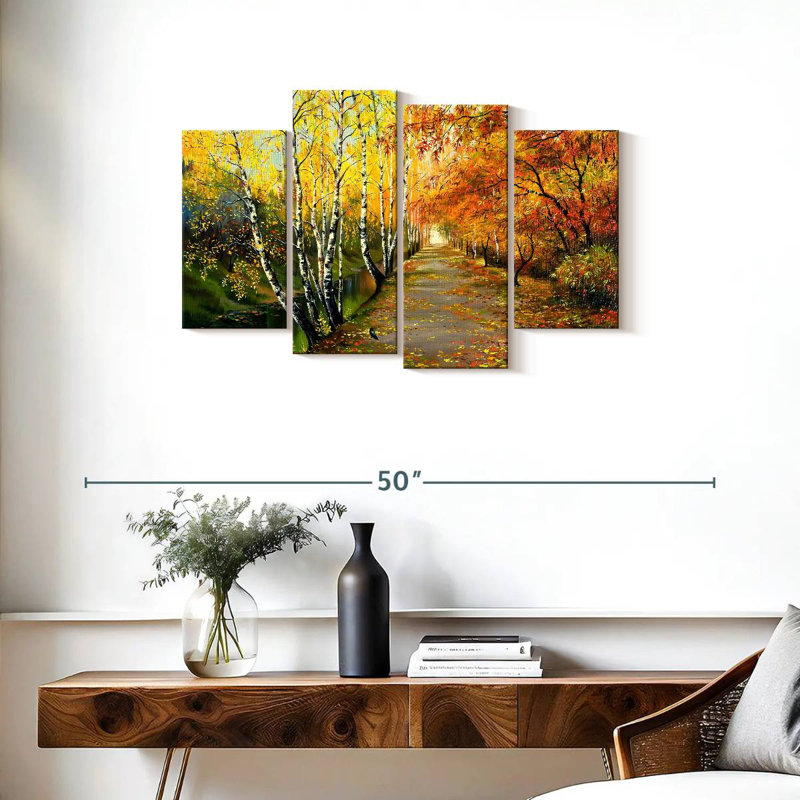 Peinture d'automne Alvord, H 22 po x l 36 po