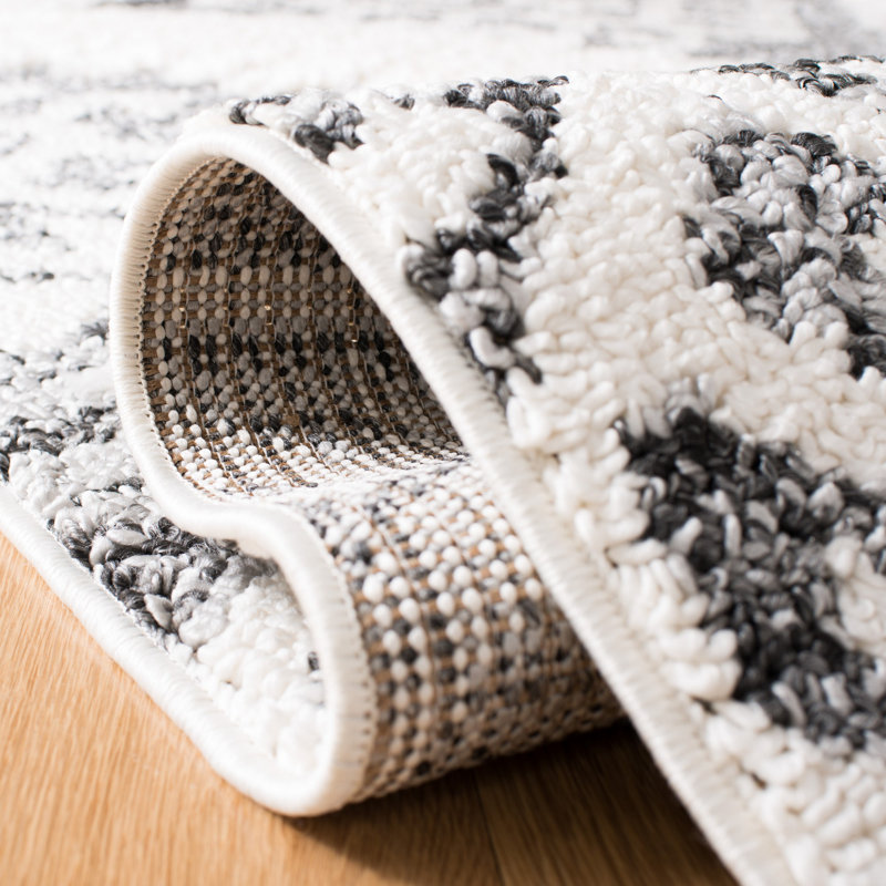 Tapis ikat gris Imraan Purtell, Carré 10 pi