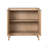 2 Door Storage Cabinet- Mid-Century Modern Style