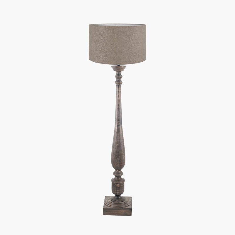 Bernadin 163cm Matte Traditional Floor Lamp, Beige