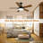 44'' Ceiling Fan with LED Lights