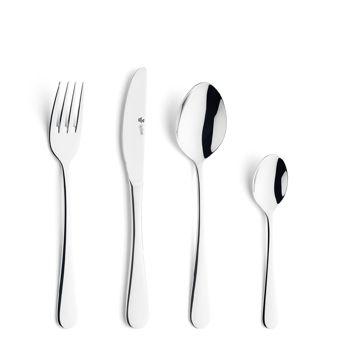 24-Piece 18/10 Stainless Steel Cutlery Set for 6 People