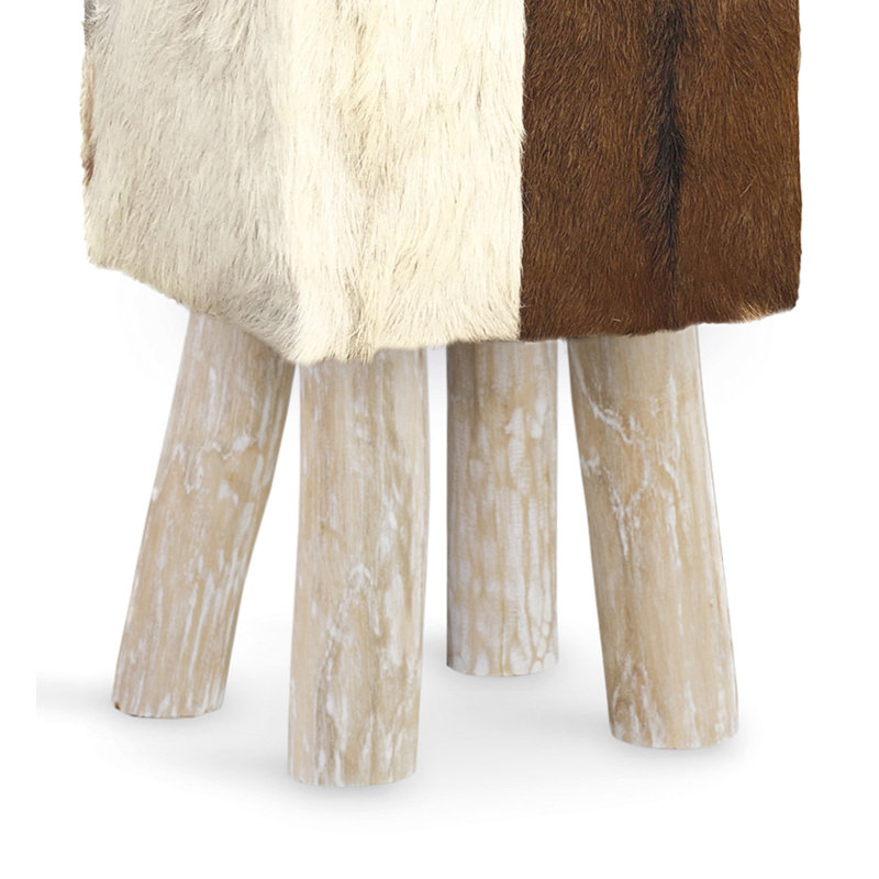 Solid Wood Accent Stool