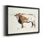 Terre Cotta Steer IV, reproduction encadrée de qualité supérieure - prête à être accrochée-828617482-828617484-828627942