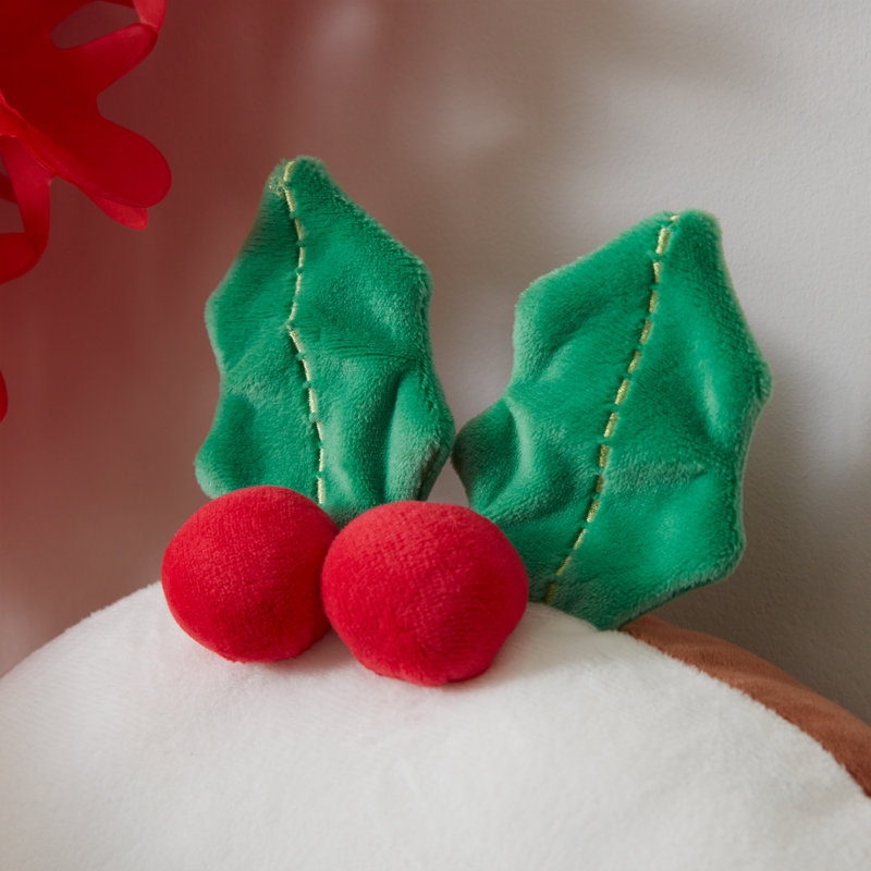 Christmas Pudding 3D Shaped Cushion