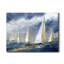 Impression sur toile tendue Indigo-1004462260