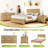 24''H Nightstand With 3 Drawer Storage-1411600646