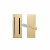 Privacy (Bed & Bath) Door Lever with Square Rosette
