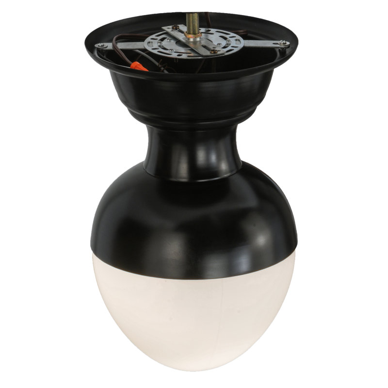 Glass Semi Flush Mount