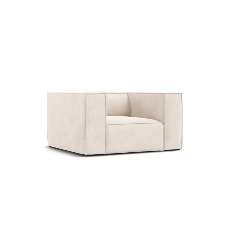 Jessicah Upholstered Armchair, Light Beige