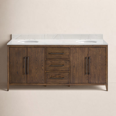 Alsup 72" Double Bathroom Vanity