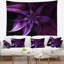 Tapisserie mauve à motif floral-28505797