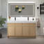 60" Freestanding Bathroom Vanity With White Resin Sink