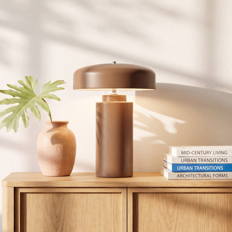 Hardacre Ceramic Table Lamp, Adobe