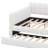 Queen Upholstered Platform Bed With Trundle-2024770510