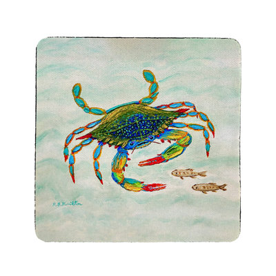 Crab and Fish Coaster Set of 4