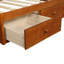 Orisfur. Lit plateforme simple avec rangement et 3 tiroirs-414233582