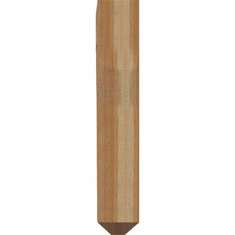 Support pour artisan olympique, Cèdre rouge de l'Ouest (brut), H 34 po x l 6 po x P 26 po