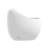 Ceramic Toilet In Egg Shape - Glossy White, 1.28 Single Flush, Stylish Bathroom Fixture White Weather-, User- Design