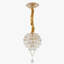 1 - Light Gold Dome Pendant