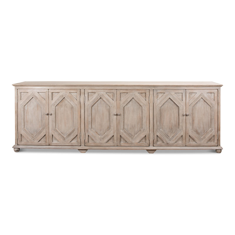 Diamond 112'' W Solid Wood Sideboard