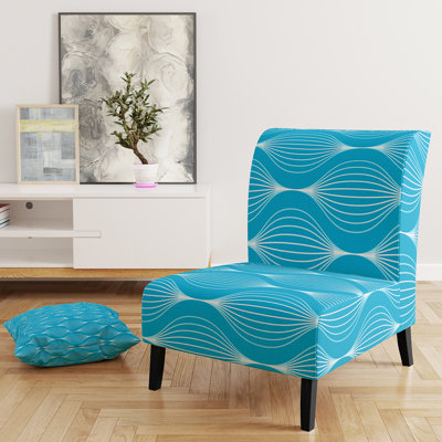 Fauteuil de chambre rembourré Mid-Century