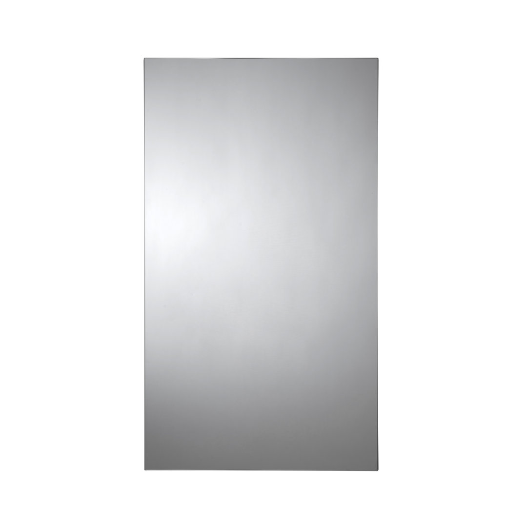 Colorado 379.98mm W 670.05mm H Surface Frameless Medicine Cabinet Mirror 1 Adjustable