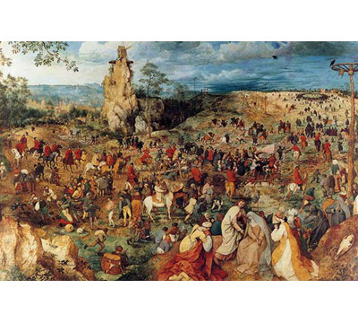 « procession en cavalerie » par pieter bruegel « the elder », impression