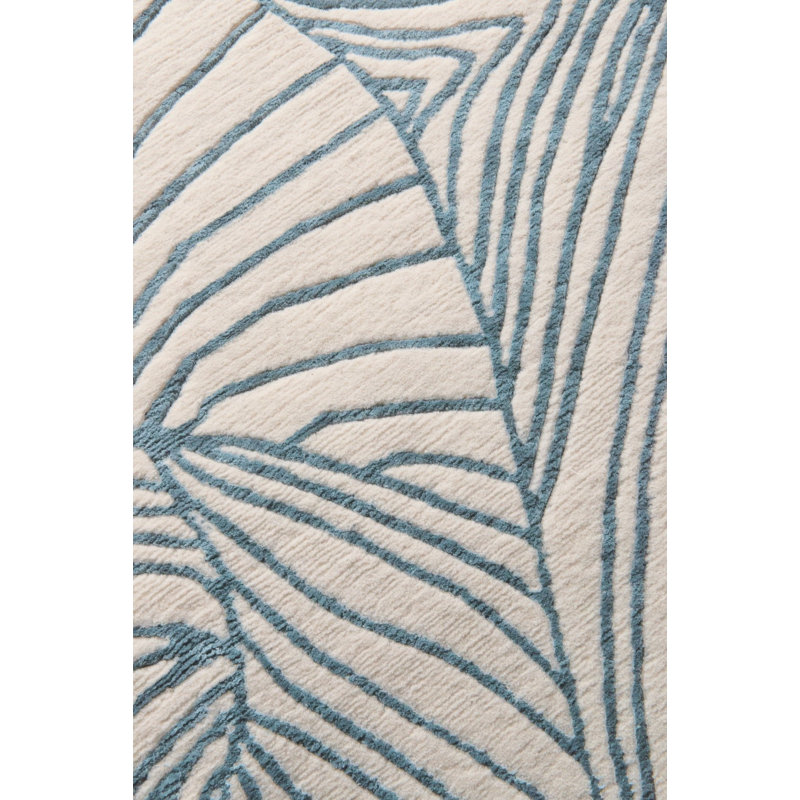Adam Hunter Waves Blue Area Rug, Rectangle 12' x 16'