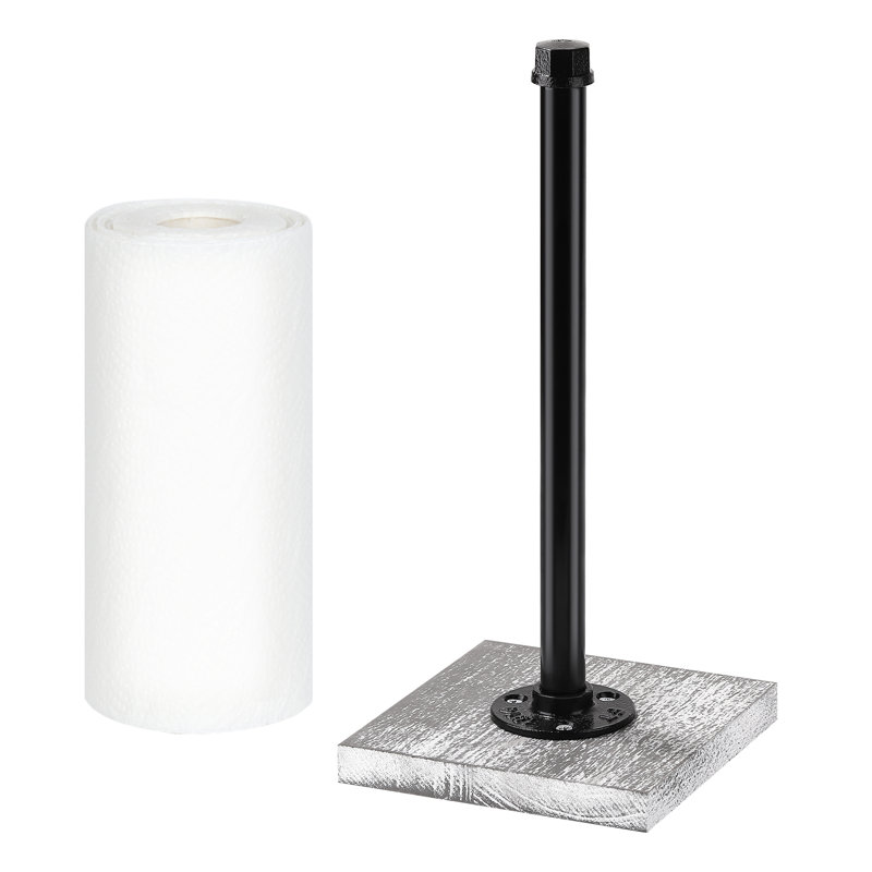 Wood Paper Towel Holder